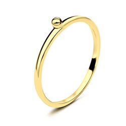 Gold Plated Silver Rings NSR-2875-GP